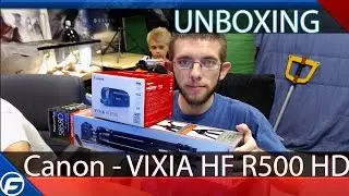 Canon - VIXIA HF R500 HD Camcorder UNBOXING