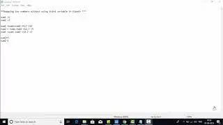 Swap Two Numbers Without using Third Number In Uipath Rpa