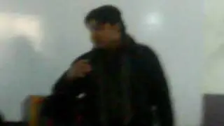 Sir Habib during lecture