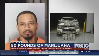 Bessemer police arrest Atlanta man who had 80 pounds of marijuana in his vehicle