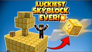 Minecraft lucky block Skyblock | Hindi gameplay | Vimalgamechannel |