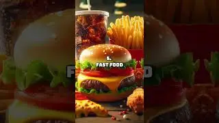 top 10 unhealthy foods on the planet #healthyfood #facts #food #top10foods