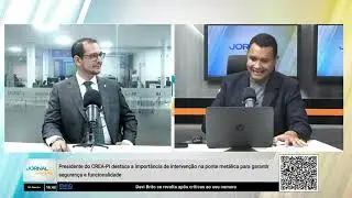 CREA PI alerta para manutenção urgente na ponte metálica ｜ Jornal da Tarde