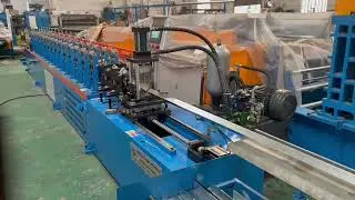 Reliable Output: High-Speed L-Stud Roll Forming Machine in Operation | Chengdu Jinbin Machinery