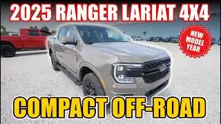 2025 Ford Ranger Lariat 4X4 Black Appearance