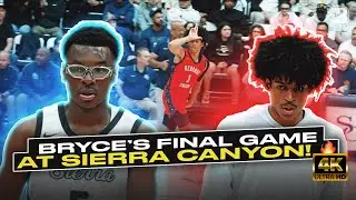 Bryce James&rsquo; LAST GAME at Sierra Canyon! Bronny Pulled Up to Watch 👀