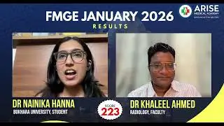 FMGE Success Story : Dr. Nainika Hanna, 223 Marks | Jan 2026