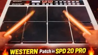 Octapad Roland spd 20 pro western Patch editing
