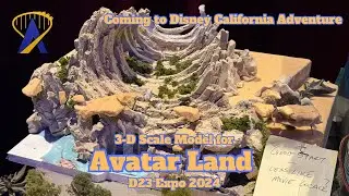 Avatar Land Models for Disney California Adventure at D23 2024