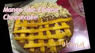 My version of ube-cheese cheesecake #DIY