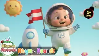 1+ HOUR Looped 🚀 ROCKET BLASTOFF SONG! | Counting 10-0 & Space Adventure for Toddlers