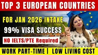 Top 3 Countries to Study in Europe 2026 | No IELTS Required | Jan 2026 Intake Guide