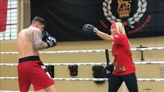My wife is my supervisor in the boxing ring