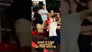 INTOXICATED SOUTHAMPTON FAN TAKING ON ALL THE AWAY FANS 🤣 #shorts  #leicesterfans  #southamptonfc