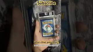 Who&rsquo;s that Pok&egrave;mon? 👀 #viral #trend #fyp #pok&eacute;mon #pocketmonsters #tcg #psa #gradedcards #pikachu