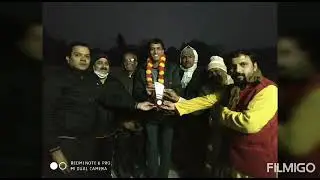 yatra from sub lieutenant S. Trivedi Powayan home to Aatma Nand Aashram Nahil 03/12/2021