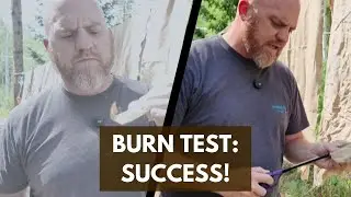 DIY Fire Retardant vs. Burlap &ndash; It Actually Works!