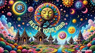 Mid-range psychedelic journey of the soul.  Relax Your Mind.  Ai Music Video. 4K