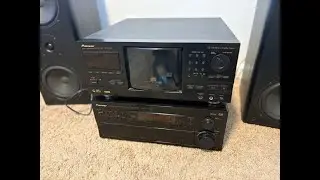 Testing Pioneer PD-F1039 Carousel CD & VSX-D9085 Home Theater Receiver Cerwin Vega CVT-70