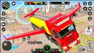 Oil Tanker Flying Truck Games - Truck Simulator Android Gameplay