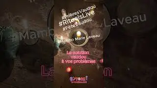 Assistez &agrave; des Rituels Vaudou en Direct avec Mambo Marie Laveau #marielaveau #rituel #vodou #live