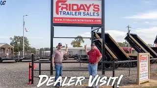 Visiting one our dealers 😎 | Friday's Trailer Sales | Diamond C