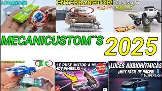 HOT wheels CUSTOM mecanizados 2025 #mecanicustom