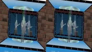 Channel 4 - 3D Week - Holographic Kiosk with 4 Piece Group in Stereoscopic 3D