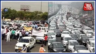 Diesel Taxi Protest: Rajokri, Gurgaon Expressway, Sarai Kale Khan Blocked In Delhi