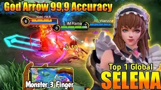 Selena Insane Arrow 99,9% Accuracy | Selena Top 1 Global | Selena Best Build - Mobile Legends