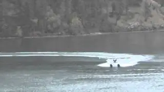 Advanced Floatplane Flying, in and out, small lake