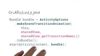 Implementing Shared Element Transitions