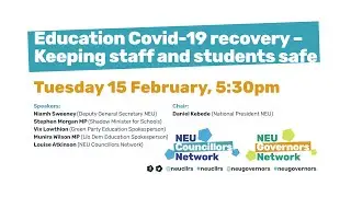 Stephen Morgan MP speaking at NEU Councillors & Governors Zoom - 15th Feb 2022