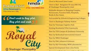 Padmavati Builder and Developer Royal City project #Shadnager plots near @Microsoft data centre 