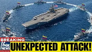USS George Washington Surrounded by 6 Venezuelan Warships