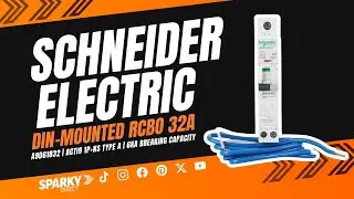 Schneider Electric A9D61832 | Acti9 32A RCBO 1P+Ns Тип A | 6kA