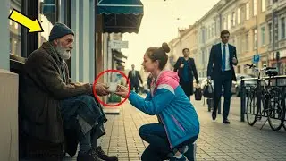 HÄN toi KAHVIA joka päivä vanhalle miehelle kadulla    YHTÄKKIÄ 3 ASIANAJAJAA koputtivat hänen oveen