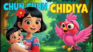 Chun Chun Karti Aayi Chidiya | चुन चुन करती आई चिड़िया | Hindi Rhyme for Kids