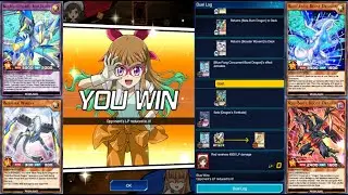 Yu-Gi-Oh! Duel Links-Yuamu Ohdo's Contact Fusion Monster! Blue-Fang Concurrent Burst Dragon!