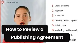 How to Review a Book Publishing Agreement [9 Terms to Find]