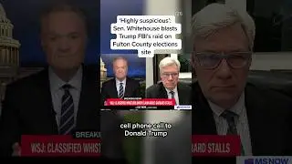 'Highly suspicious': Sen. Whitehouse blasts Trump FBI's raid on Fulton County elections site