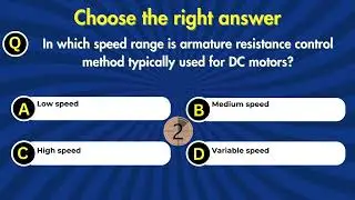 Speed Control of DC Motors MCQs | Electrical Engineering