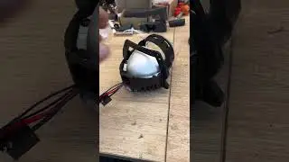 Nissan Almera N16 замена линз на светодиодные Technik Division 2,5