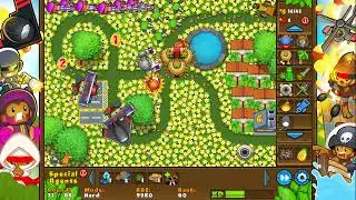 Bloons TD 5 - Daffodils [Hard] Gameplay (No Commentary)