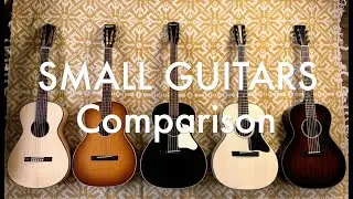 A COMPARISON BETWEEN 5 PARLOR / SMALL BODIED GUITARS