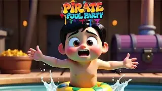 Fun Pirate Pool Games & Rhymes for Kids | Nursery Rhyme Exciting Pirate Pool Party Song