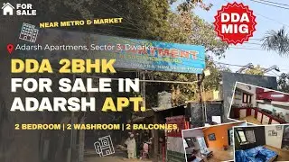 DDA 2bhk for sale in Adarsh apartment, Sector 3, Dwarka #2bhk #Dwarka #sale 