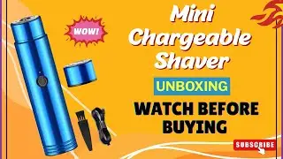 Unboxing the MaxTop Mini Shaver | Fast, Silent, and Turbocharged Shaving Experience!