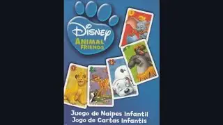 Disney Animal Friends: Juego De Naipes Infantil Jogo De Cartas Infatis (Read Description)