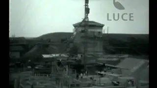 Visita di Mussolini al porto di Fiumicino